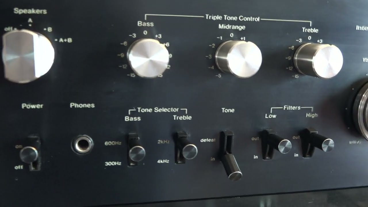 Sansui AU-6900 Integrated Stereo Amplifier - YouTube