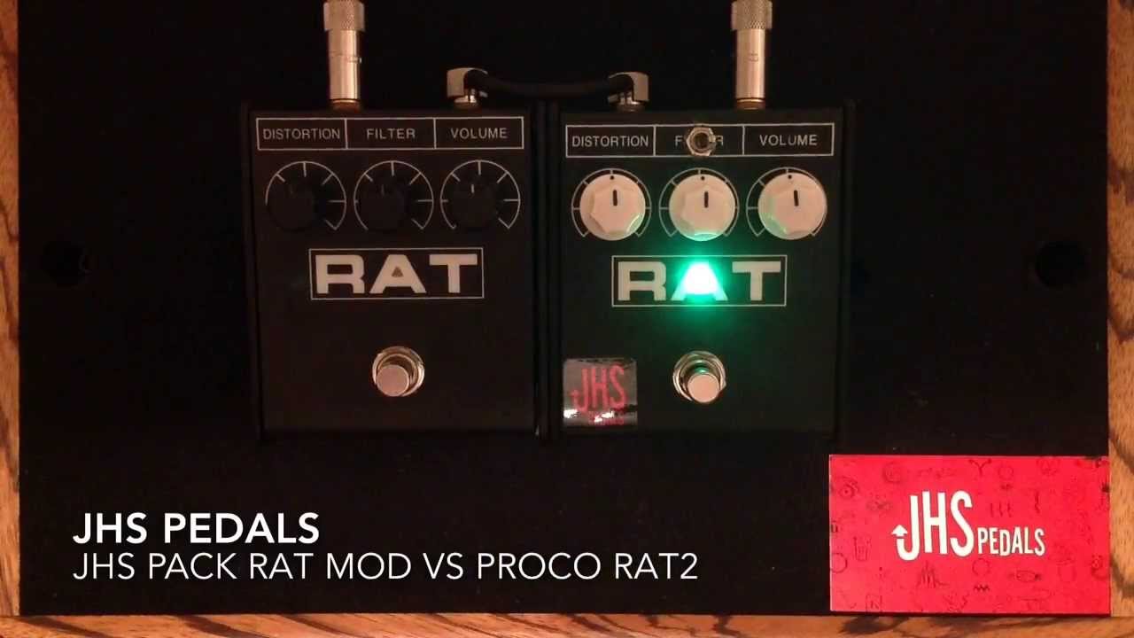 JHS Pack Rat Mod vs ProCo Rat 2 - YouTube