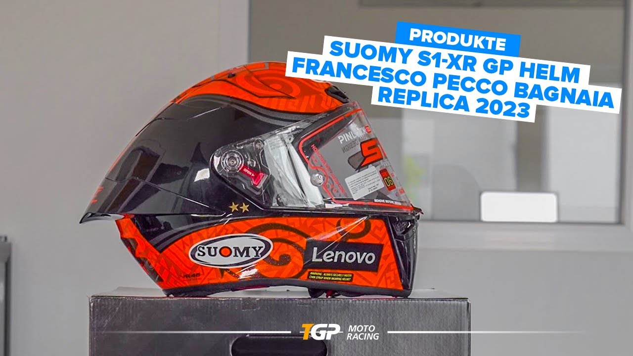 Suomy S1-XR GP Helmet Francesco Pecco Bagnaia Replica 2023