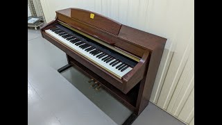 Yamaha Clavinova CLP-340 digital piano in mahogany finish stock