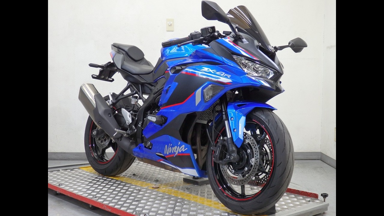 74060 Ninja ZX4R SE 2024年モデル 始動動画 - YouTube