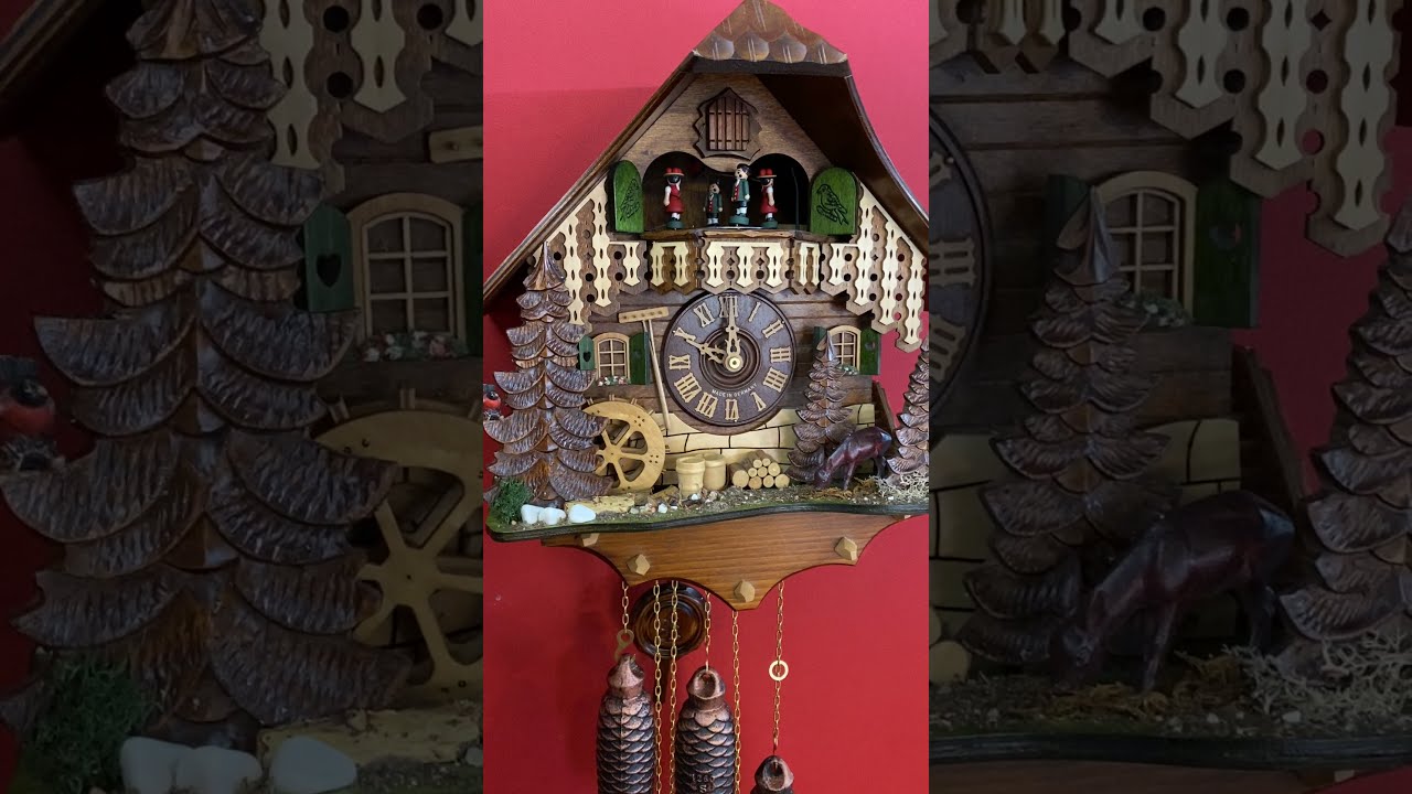 鳩時計 ドイツ・アントンシュナイダー社製 28弁オルゴール付き