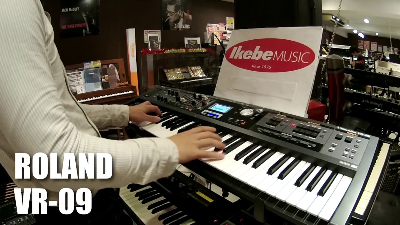 池部楽器店】 VR-09 店頭デモ演奏動画 - YouTube