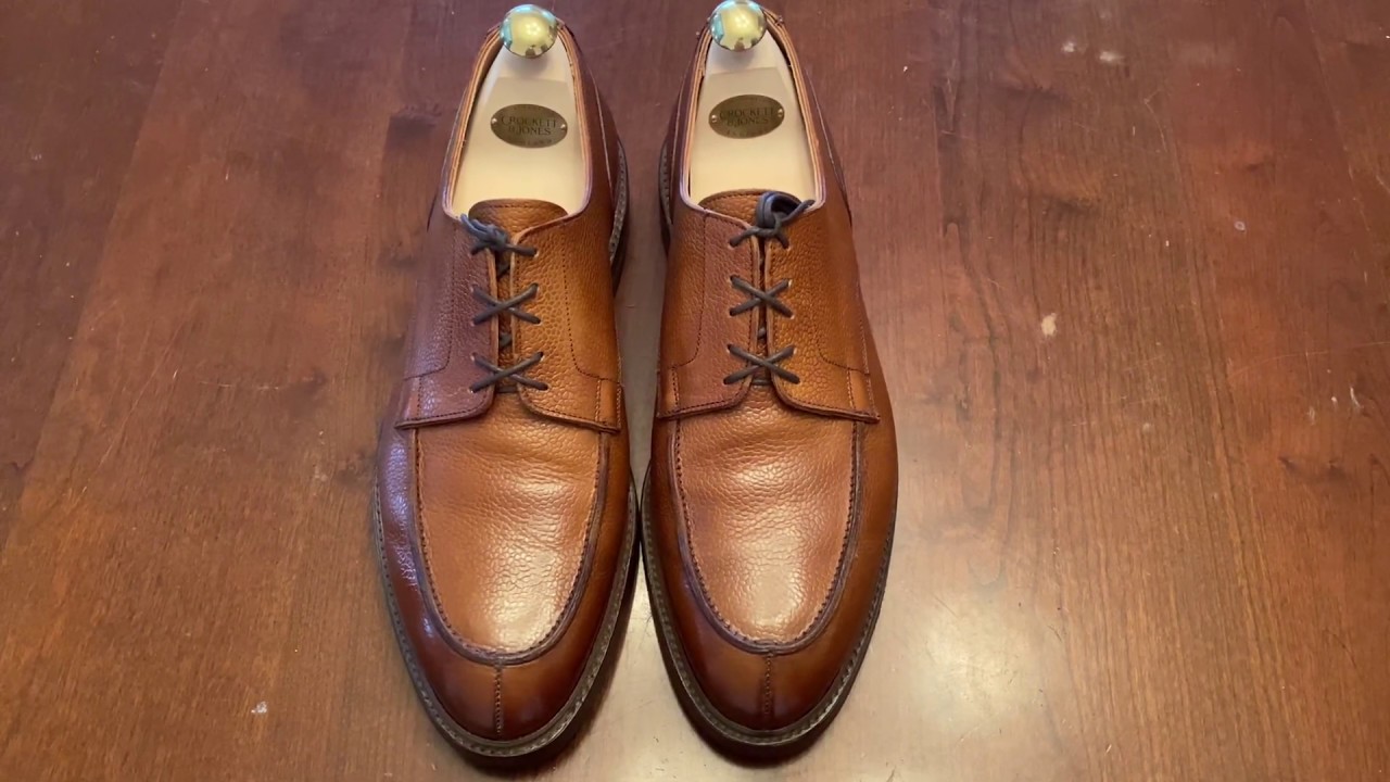 Shoe review: Crockett and Jones Durham - YouTube