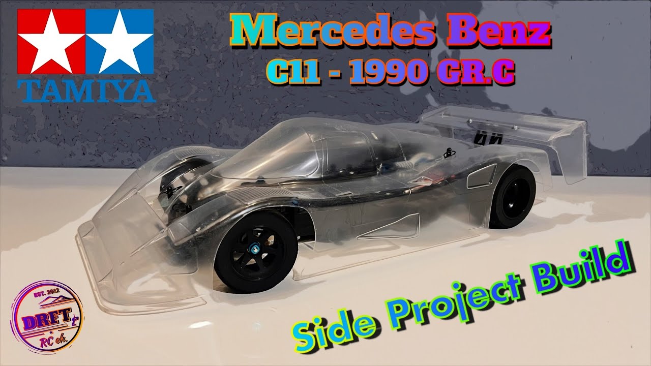 TAMIYA MERCEDES BENZ C11 1990 GR.C - F103GT Chassis build +