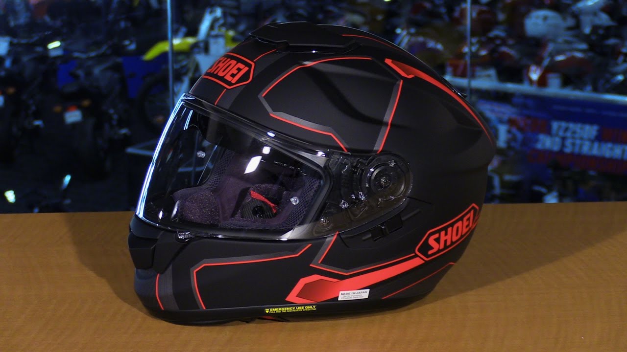 Shoei GT-Air Pendulum Full Face Motorcycle Helmet Graphic Overview