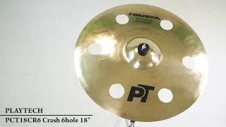 シンバル クラッシュシンバル 穴あきシンバル 18インチ 18 学生 初心者