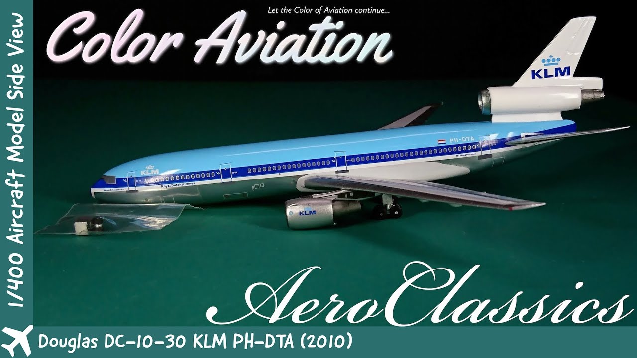 1/400 Scale Model Airplane KLM Douglas DC-10 PH-DTA by 2010
