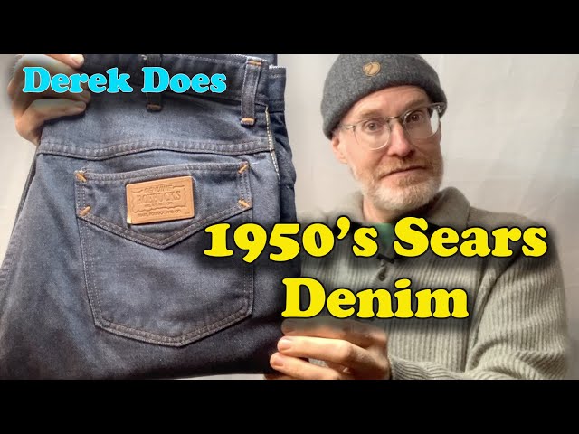 Vintage 1950's Sears Roebuck Denim Jeans. - YouTube