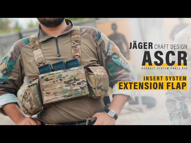 JÄGER CRAFT DESIGN ASCR & Insert System Extension Flap - Chest Rig