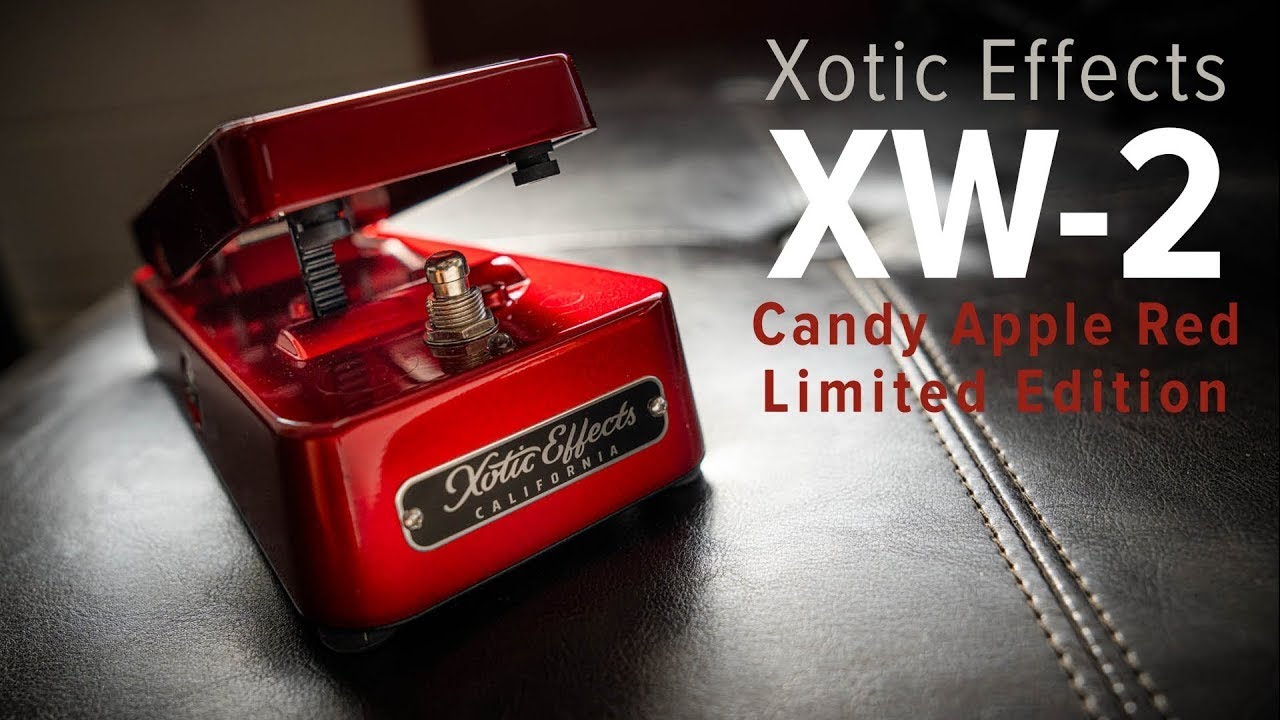 Xotic Wah XW-2 Red Limited Demo - YouTube