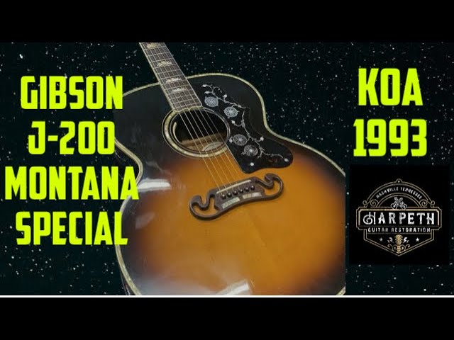 J-200 Koa Montana Special - YouTube