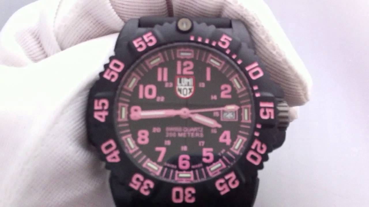 Women's Luminox Navy Seal Dive Colormark Watch 7065 - YouTube
