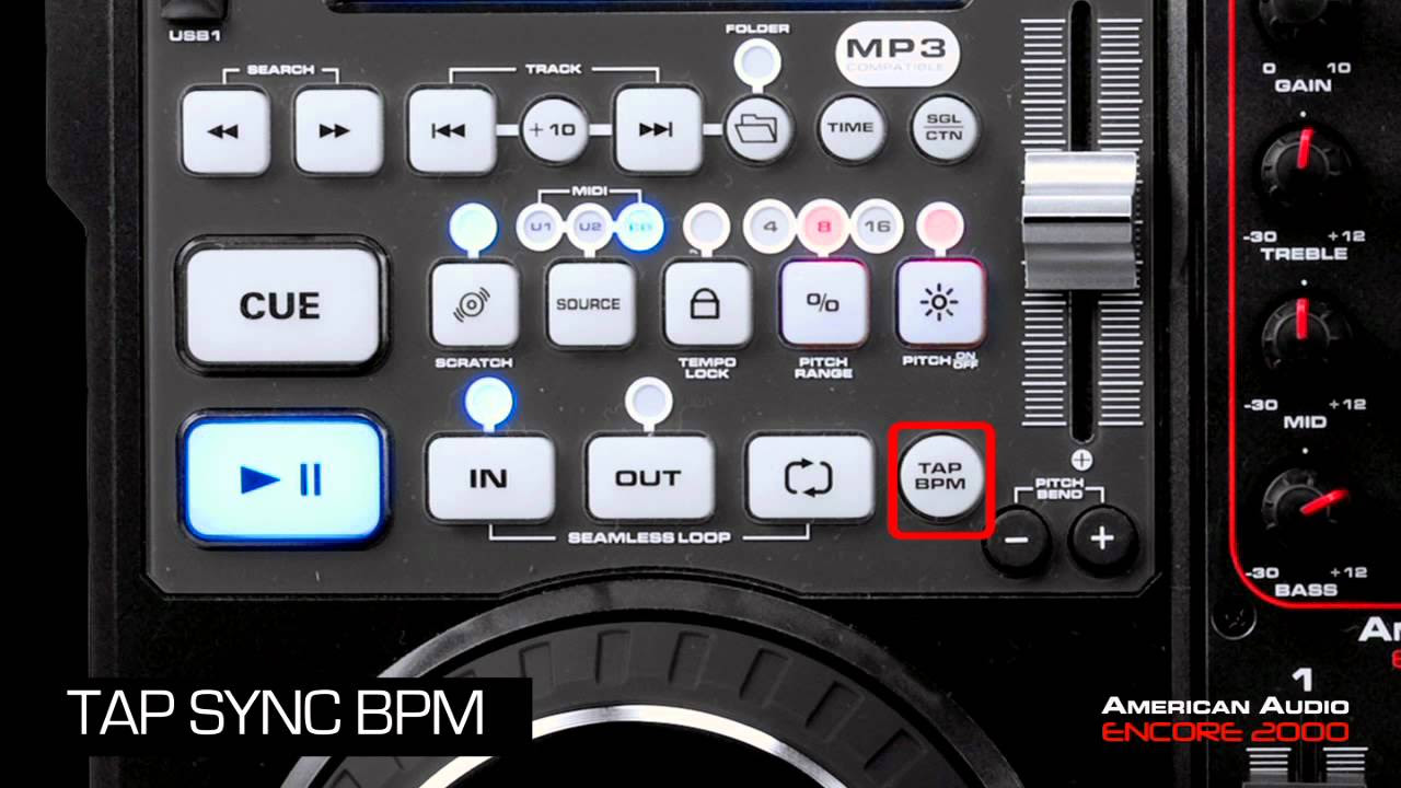 AMERICAN AUDIO / デュアルCDプレーヤー ENCORE2000 - YouTube