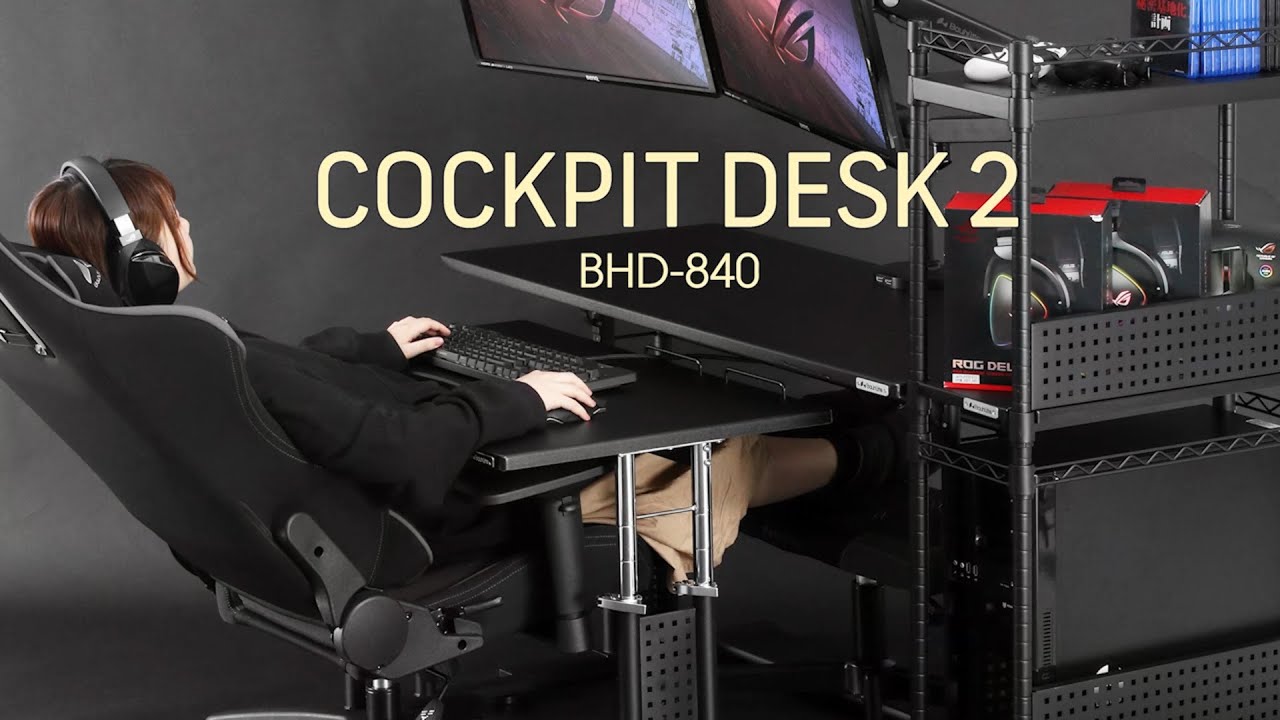 Bauhutte】コックピットデスク2 BHD-840 - YouTube