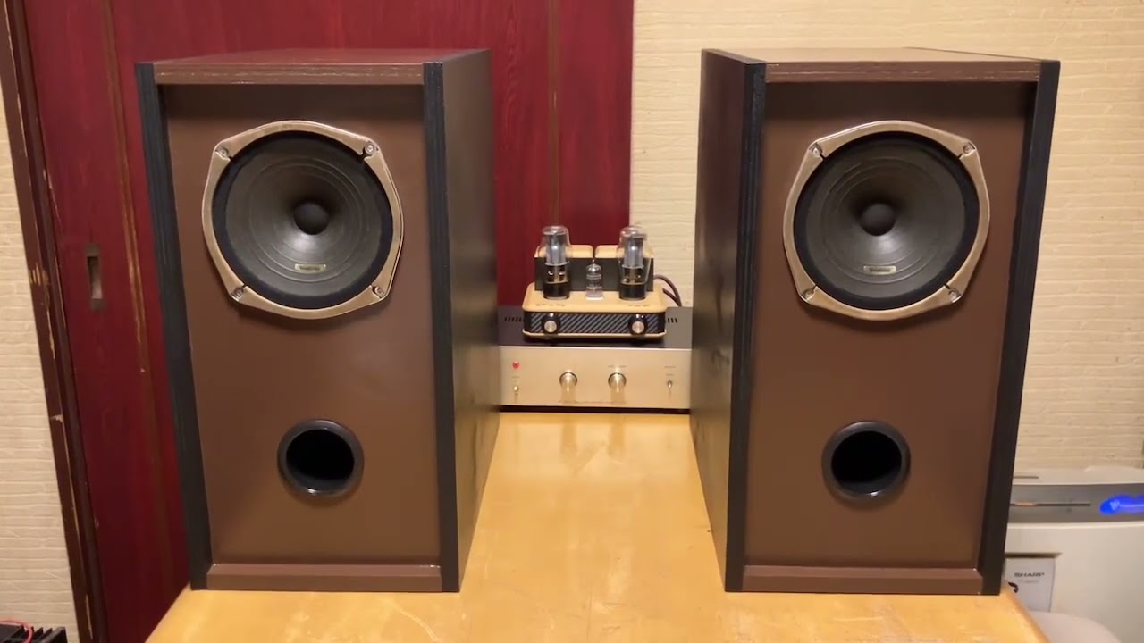 オーディオ視聴動画 Diatone P-610AJ自作スピーカー バンブーパワー