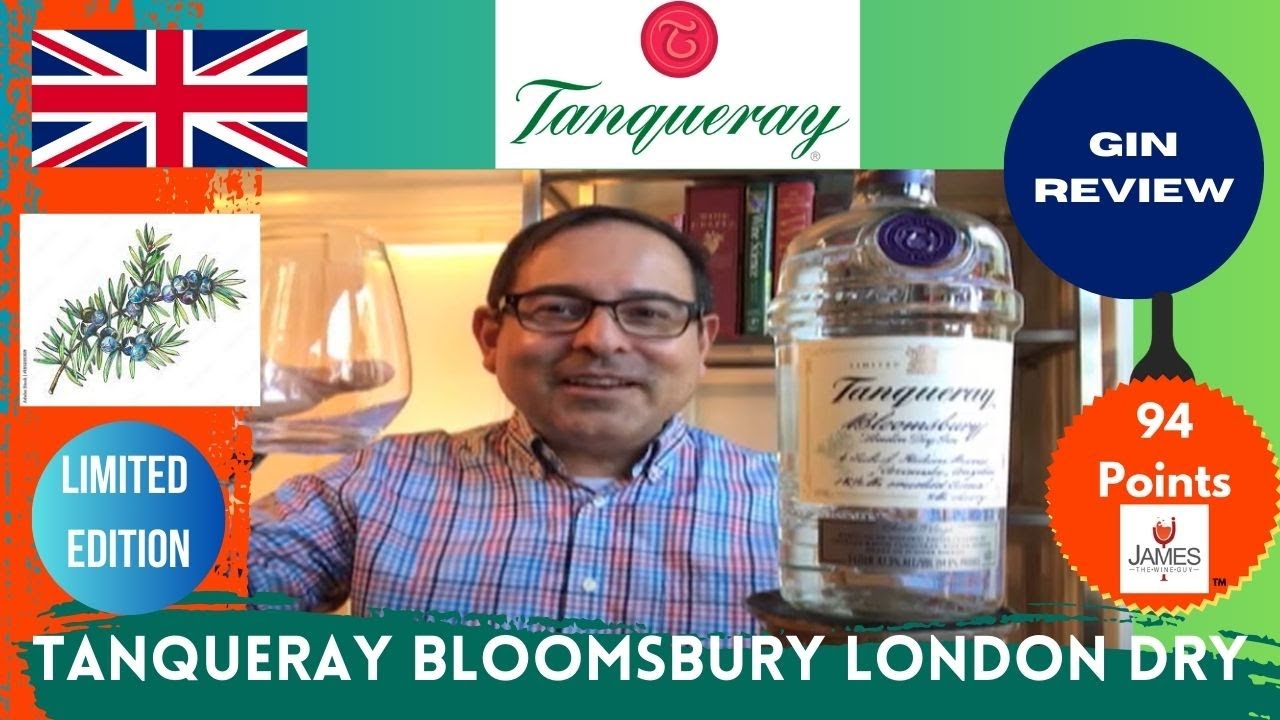 Tanqueray Bloomsbury Gin Limited Edition 94 Points - YouTube