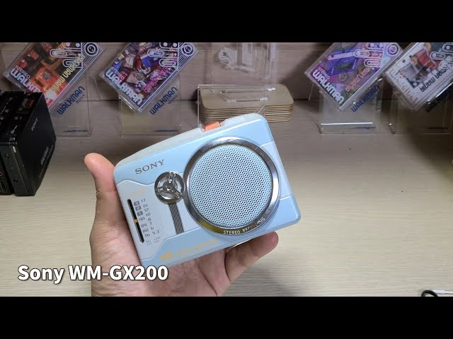 Sony WM-GX200 Cassette Player Walkman - YouTube