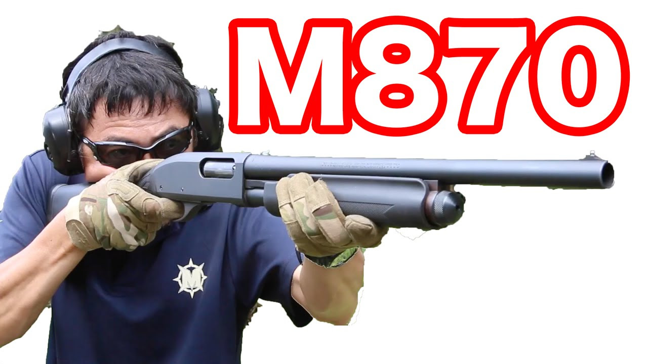 Live Shooting] Remington M870 12 Gauge Shotgun [Mac Sakai's Review
