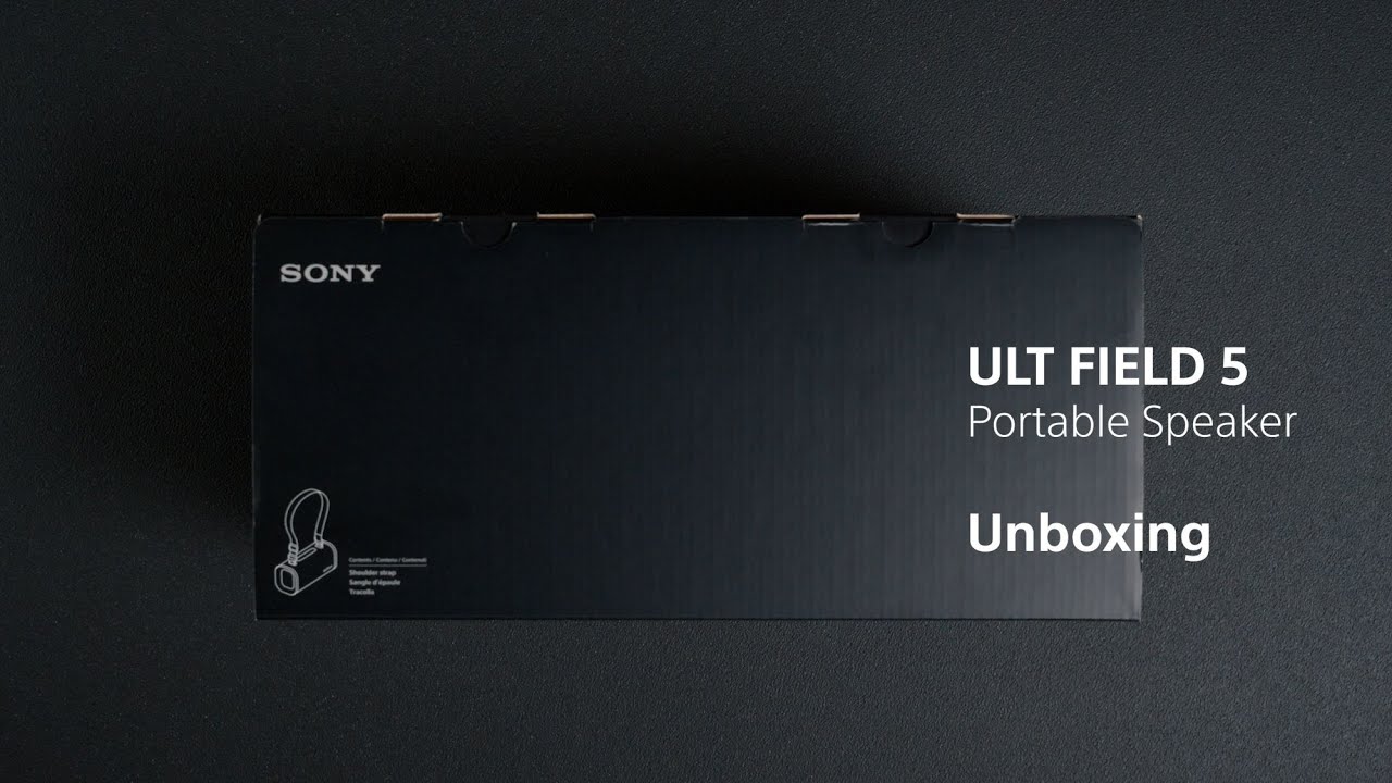 Unboxing: Sony ULT FIELD 5 Portable Speaker - YouTube