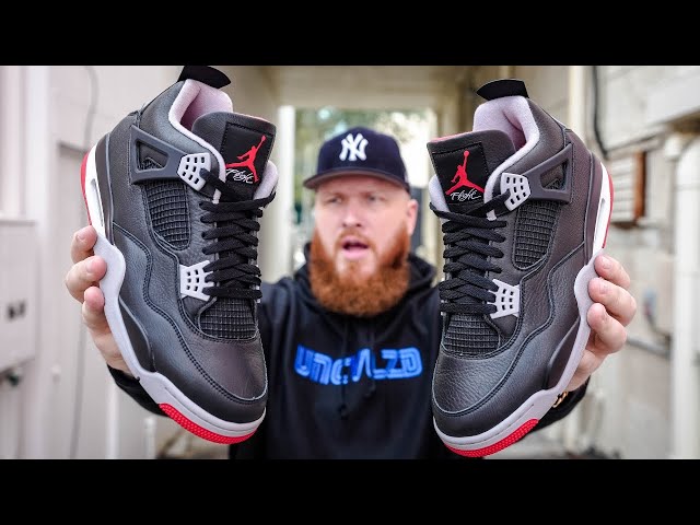 HOW GOOD ARE THE JORDAN 4 BRED REIMAGINED SNEAKERS?! (Early In