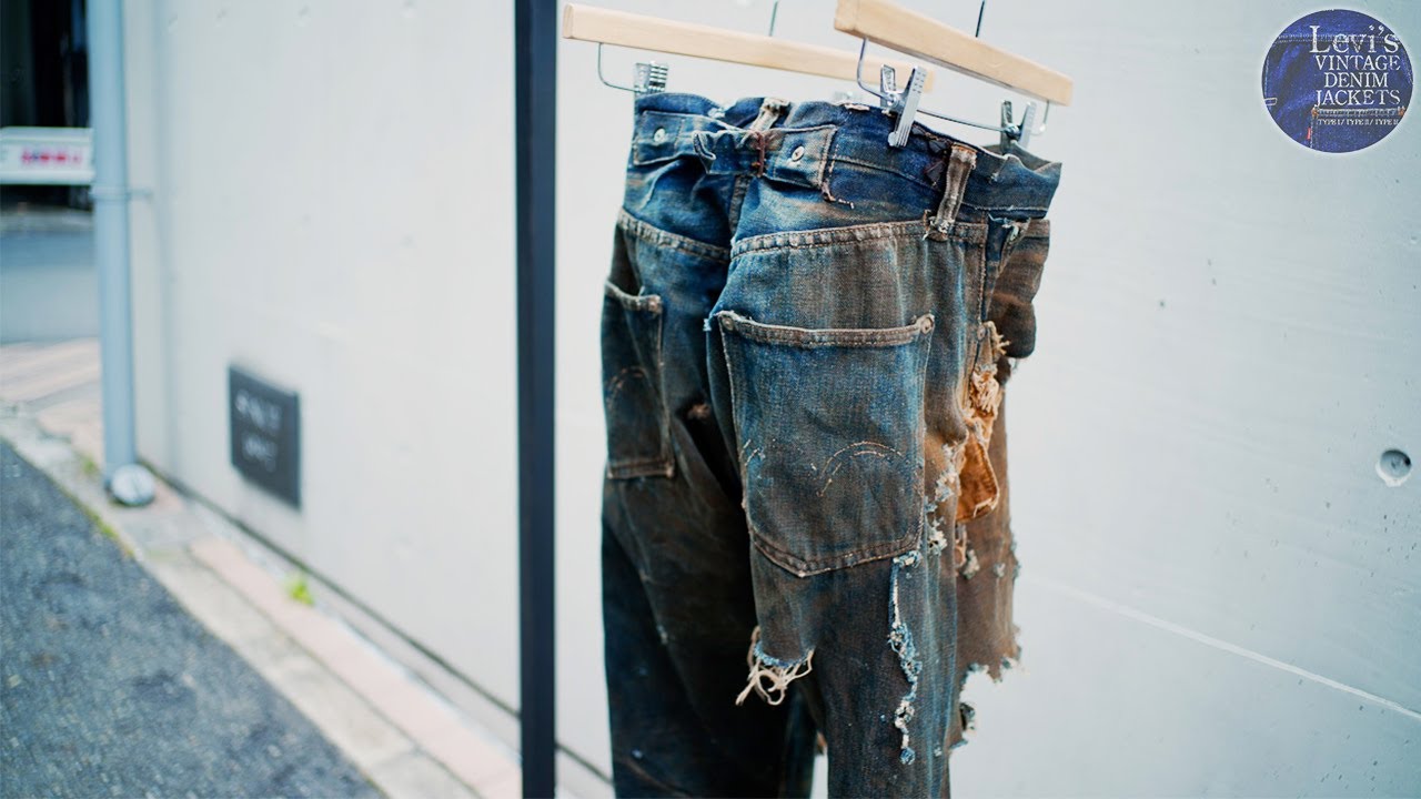 アメリカの炭鉱より出土！？1930年代リーバイス501xxの赤土汚れを