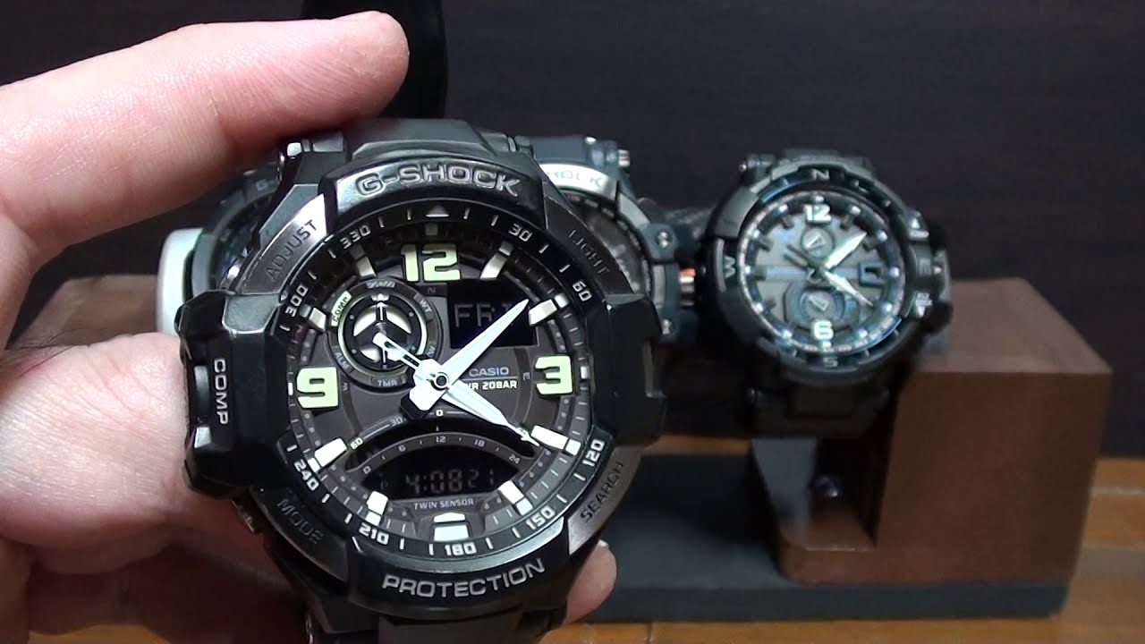 カシオ G-SHOCK GA-1000 SkyCckpit Series CASIO - YouTube