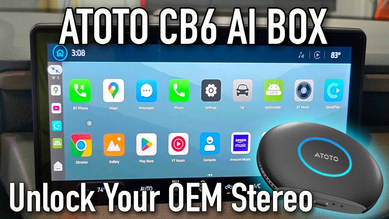 ATOTO CB6 CarPlay AI Box - Perfect for Big Screens Like Ford