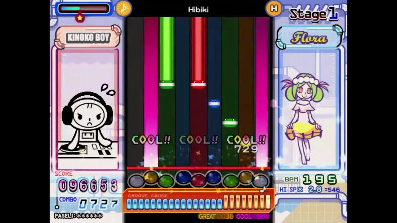 pop'n music UniLab - Hibiki (HYPER) PERFECT S【ポップン