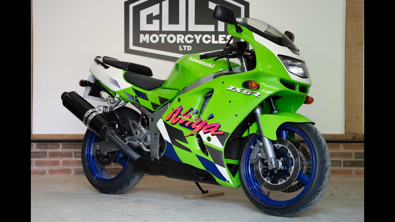 1997 Kawasaki ZX-6R f3 walk around, www.cultmotorcycles.co.uk