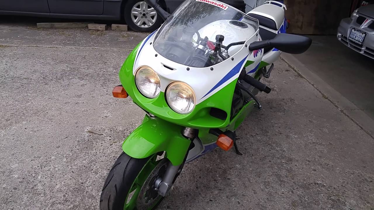 Project 7, 1994 Kawasaki ZX7 L2. Vid 1 - YouTube