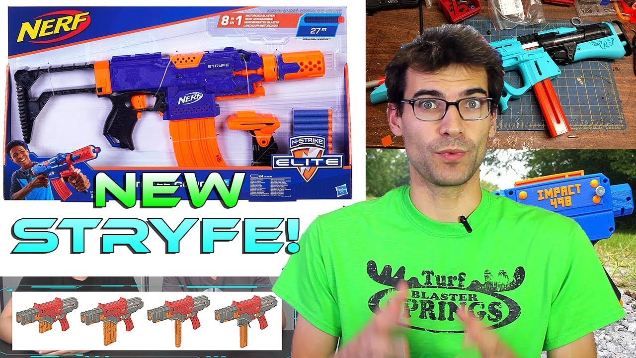 NEW Stryfe CQ-10! Modular JET Blaster! Community Blasters! This