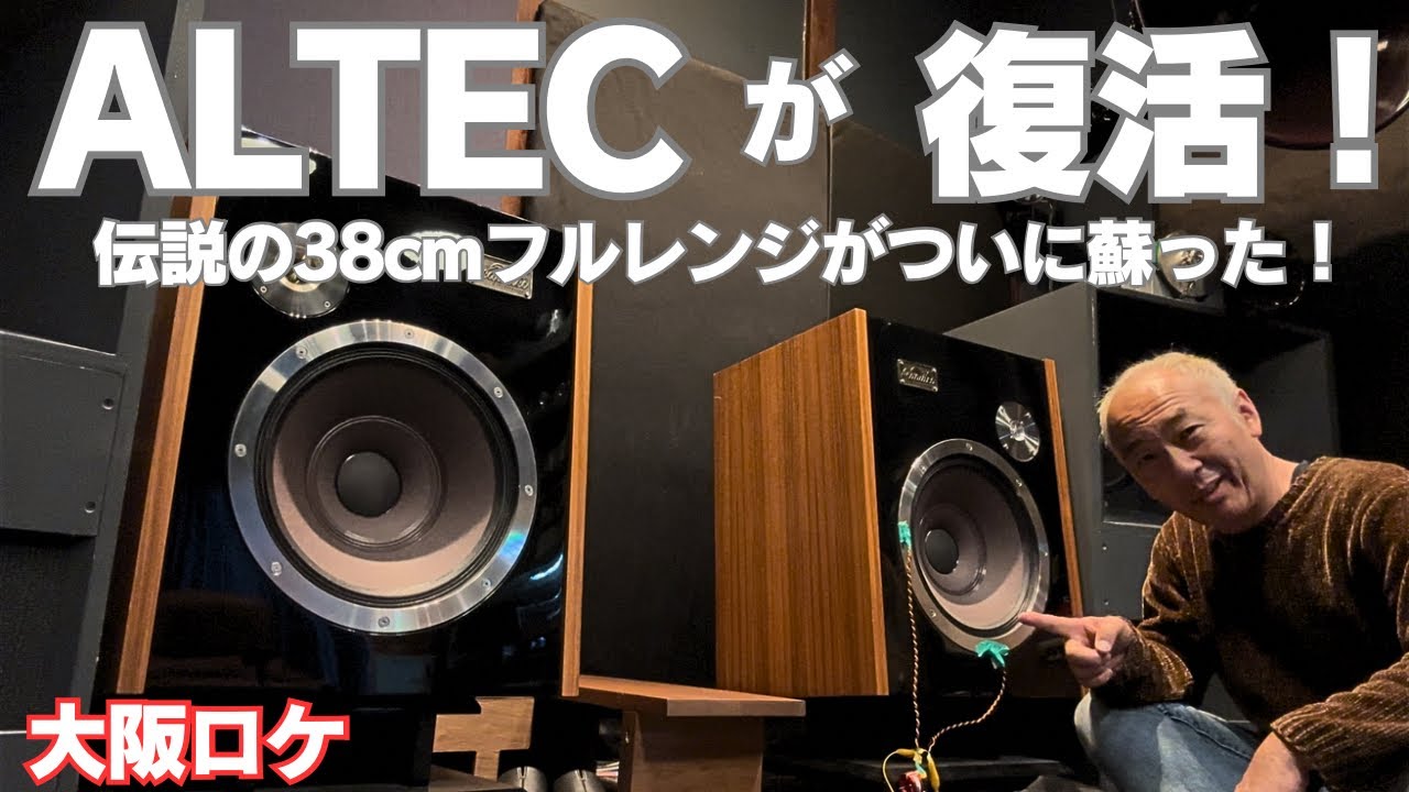 Enjoy the full Altec sound with this 30cm 2-way speaker system