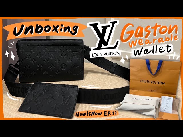 LOUIS VUITTON Gaston Wearable Wallet Unboxing | NowIsNow EP.11