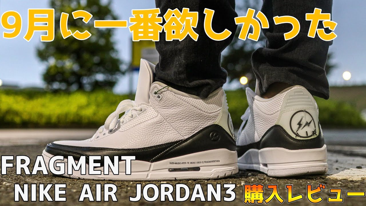 Sneaker Review] FRAGMENT x NIKE AIR JORDAN 3 - YouTube