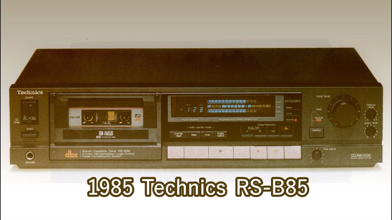 1985 Technics RS-B85 - YouTube