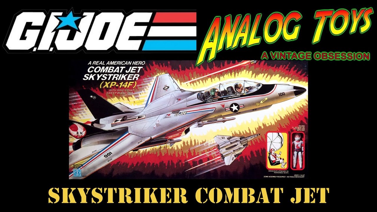 G.I. Joe Skystriker Combat Jet - Vintage Toy Review - GI Joe: A