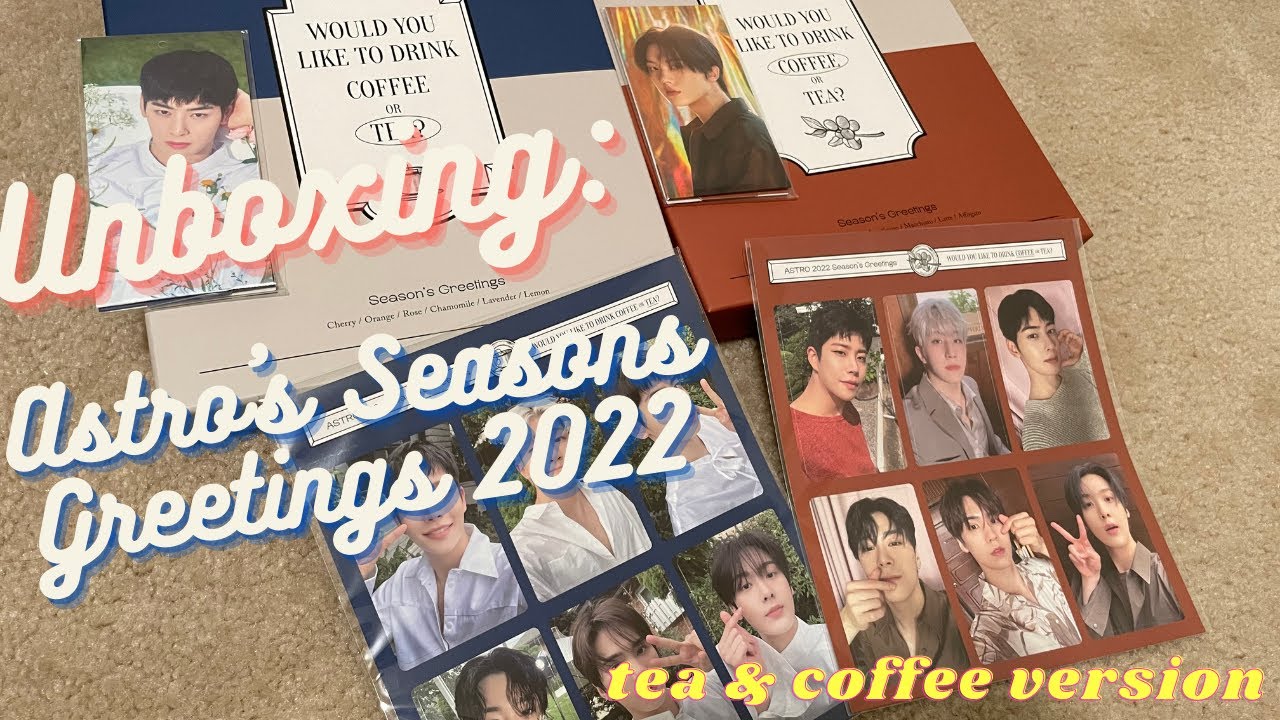 UNBOXING: ASTRO'S SEASONS GREETINGS 2022 TEA & COFFEE BOTH