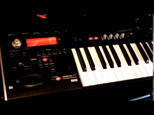 Korg Micro X - a very basic tour of sounds and features - YouTube