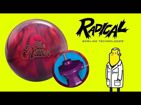 Radical The Hitter Pearl Bowling Ball Review With ThroBot - YouTube