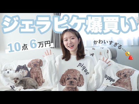 爆買い6万円】ジェラピケの新作かわいすぎん…🤯❤️？トイプードル柄の