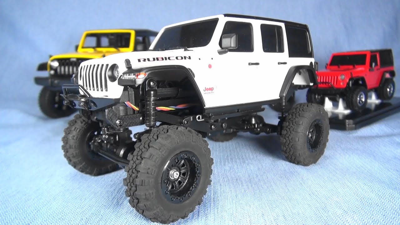 1/24 京商 ミニッツ 4x4 ジープラングラー RGT製タイヤ交換 ボディ