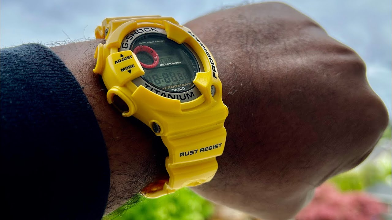 G-Shock Frog Friday finale with the DW9900GF-9JF aka “Red Eye