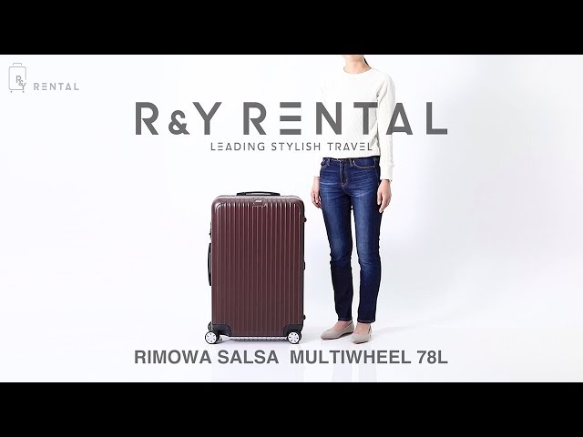 5-10泊] リモワ サルサ 78L マットブラック 4輪 RIMOWA SALSA