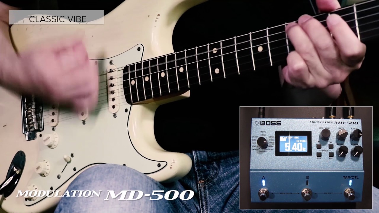 BOSS MD-500 Modulation Sound Preview - YouTube