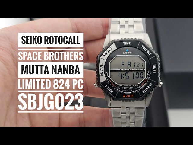 Seiko Rotocall Space Brothers Mutta Nanba Limited Edition 824 Pc