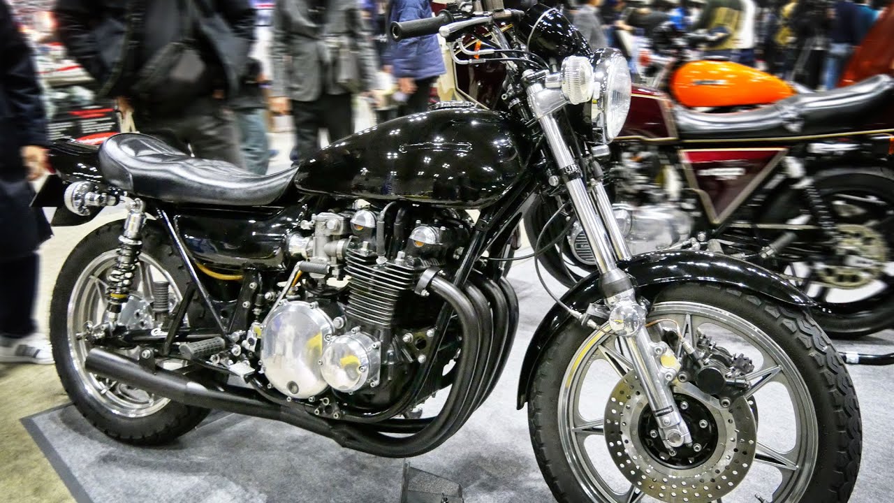 KAWASAKI Z1 Custom Bike by PAMS & JMC セブンスター CRキャブ - YouTube