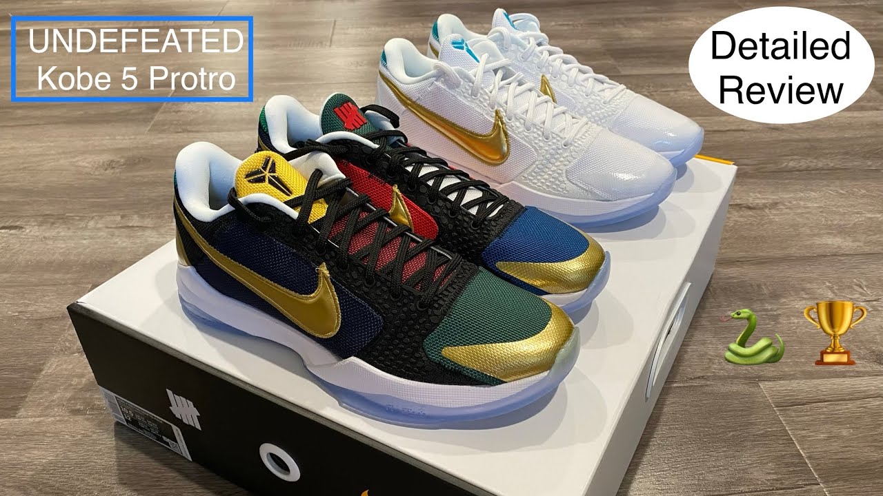 Undefeated x Nike Kobe 5 Protro Pack - Detailed Review (1996 Draft