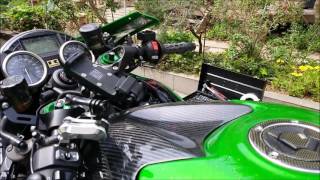 Kasawaki ZX-14R アッパーカウル外しなど - YouTube