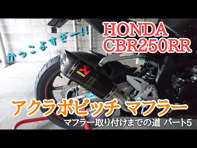 AKRAPOVIC（アクラポヴィッチ）スリップオンマフラー CBR250RR MC51